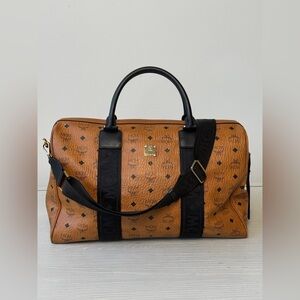 MCM Visetos WEEKENDER Travel Duffle Bag